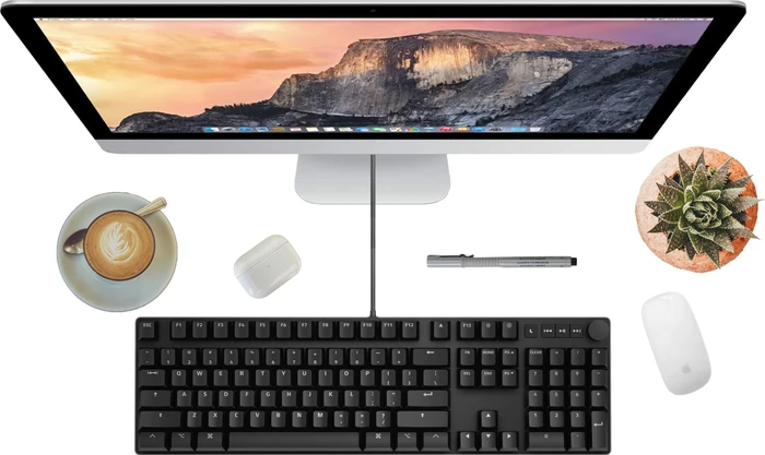 Das Keyboard MacTigr, MX LOW PROFILE RED, USB, DE