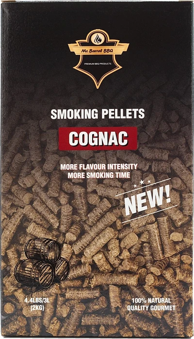 Mr. Barrel BBQ Smoking Pellets Cognac Räucherpellets, 2kg