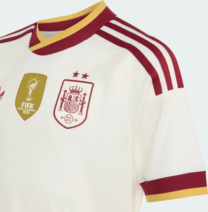 adidas FIFA WM 2026 Spanien Winners Auswärtstrikot langarm off white (Junior)