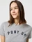 Wrangler Ringer T-Shirt kurzarm mid grey mel (Damen) Vorschaubild