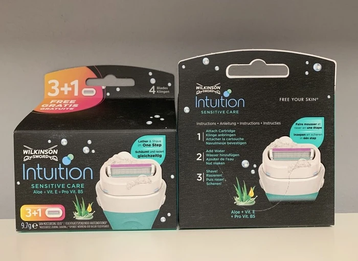Wilkinson Sword Intuition 2in1 Sensitive Care Rasierklinge, 4 Stück