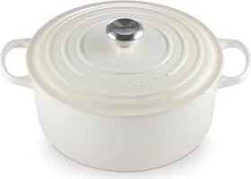 Le Creuset Signature Gusseisen Bräter rund 28cm 6.7l meringue