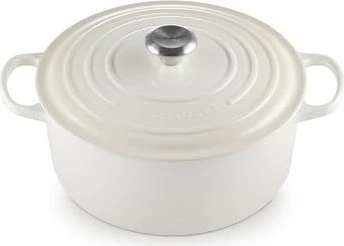 Le Creuset Signature Gusseisen Bräter rund 28cm 6.7l meringue