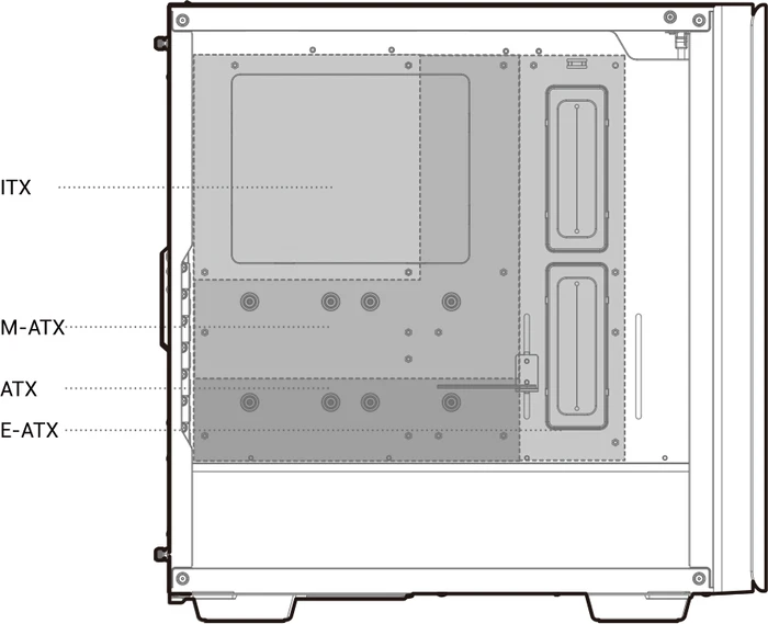 DeepCool CK500, weiß, Glasfenster