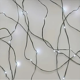 Emos Nano Lichterkette grün LED 150x tageslichtweiß