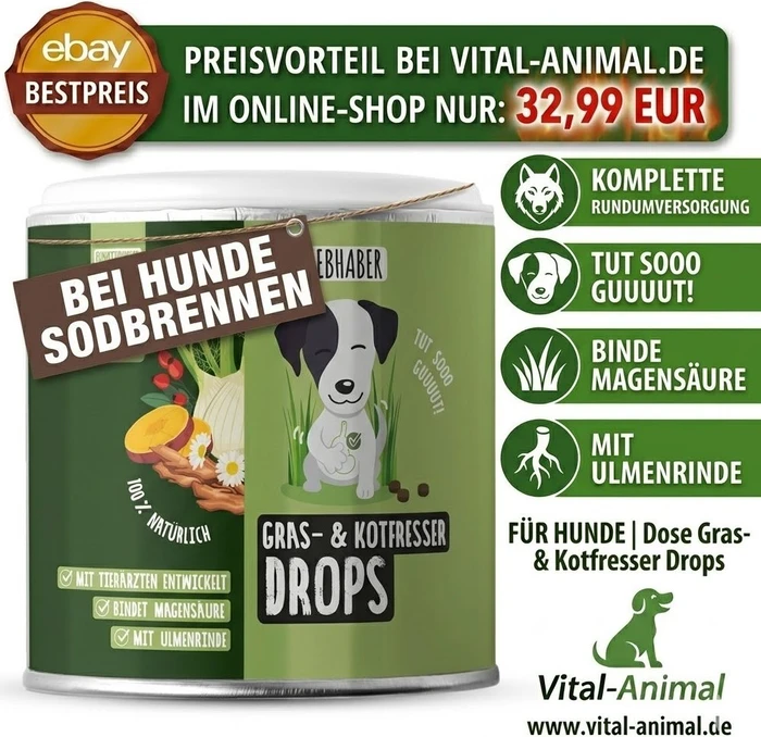 Tierliebhaber Gras- & Kotfresser Drops, 350g