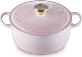 Le Creuset Wicked Collection Gusseisen Bräter Glinda rund 24cm 4.2l shell pink