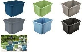 Keeeper Emil Eco Aufbewahrungsbox, 45l, sky blue