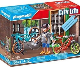 playmobil City Life Geschenkset E-Bike-Werkstatt