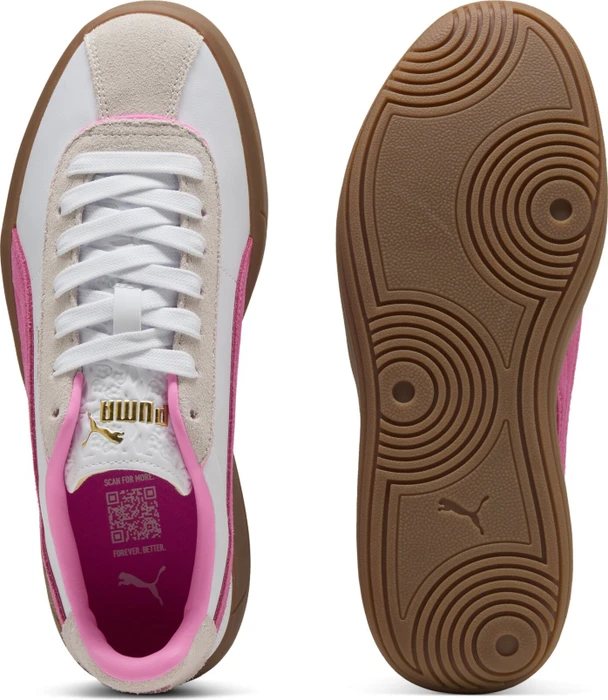 Puma Club Klassika puma white/pink pixel/vapor gray (Damen)