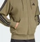 adidas Essentials 3-Streifen French Terry Hoodie olive strata/black (Herren) Vorschaubild