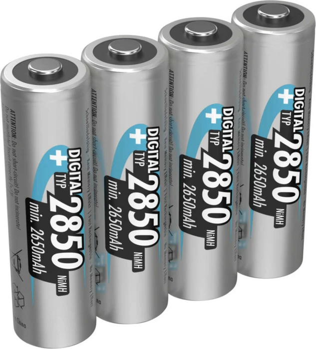 Ansmann Digital NiMH Akku Mignon AA Typ 2850, 4er-Pack