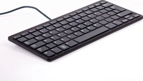 Raspberry Pi keyboard and hub, schwarz/grau, USB, DE (RPI-KEYB (DE)-BLACK/GREY)