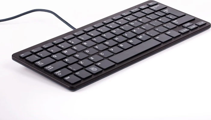 Raspberry Pi keyboard and hub, schwarz/grau, USB, DE (RPI-KEYB (DE)-BLACK/GREY)
