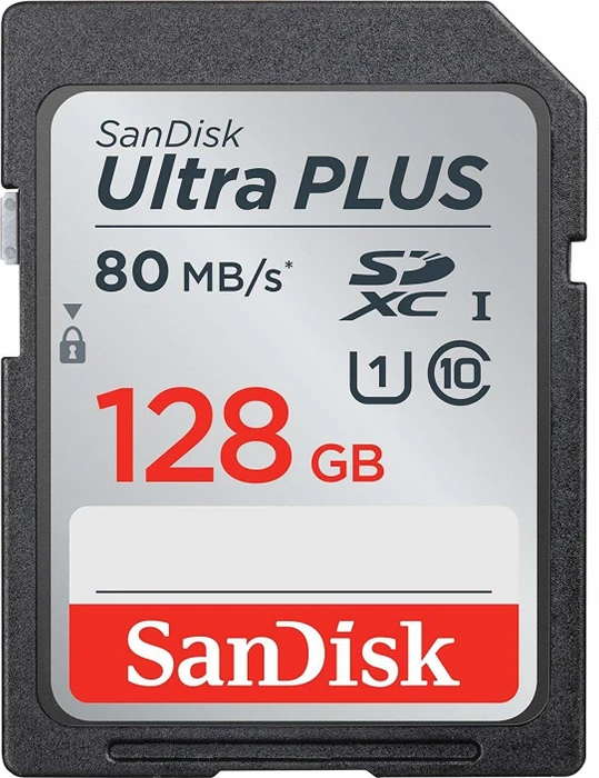 SanDisk Ultra PLUS, SD UHS-I U1, Rev-SC