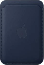 Apple iPhone Feingewebe Wallet mit MagSafe tiefblau