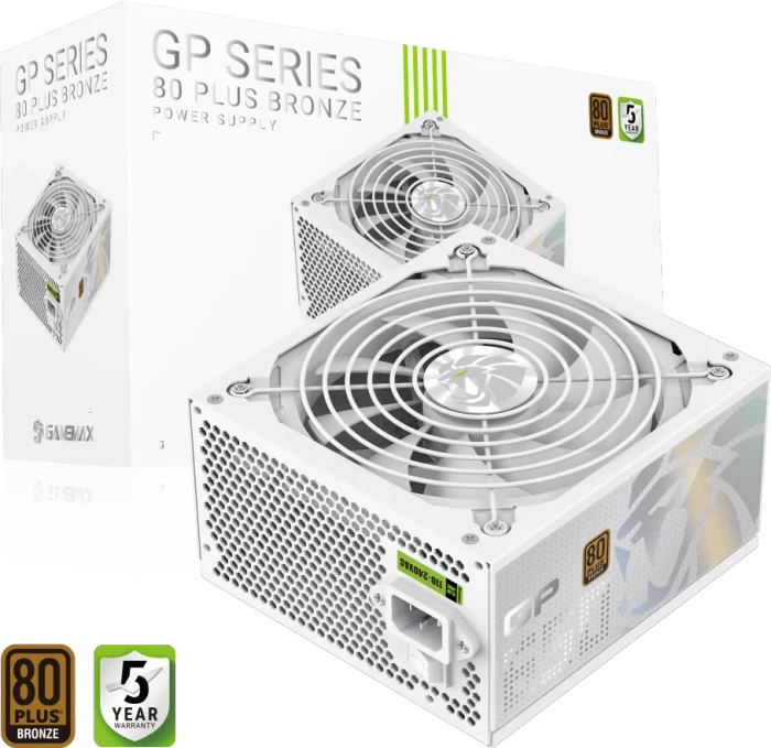GameMax GP Bronze 650B WH weiß 650W, ATX 3.1