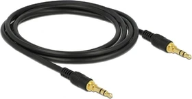 DeLOCK 3.5mm Klinke 3-Pin [Stecker] auf 3.5mm 3-Pin Klinke [Stecker] schwarz 2m (85549)