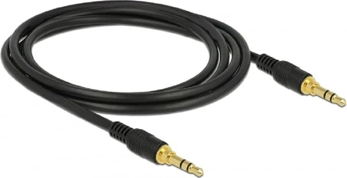 DeLOCK 3.5mm Klinke 3-Pin [Stecker] auf 3.5mm 3-Pin Klinke [Stecker] schwarz 2m