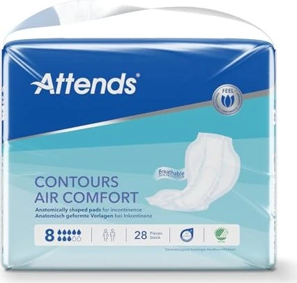 Attends Contours Air Comfort 8 Hygieneeinlage, 112 Stück