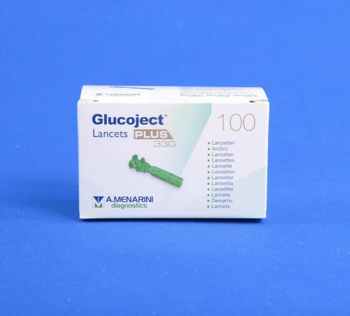 Berlin-Chemie Glucoject PLUS 33 G Lanzetten, 100 Stück
