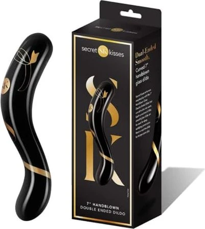 Secret Kisses 7" Handblown Double Ended Dildo