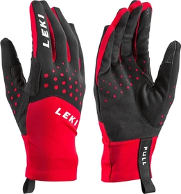 Leki Nordic Race Skihandschuhe schwarz/rot