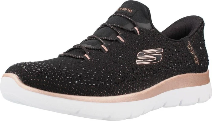 Skechers Slip-Ins: Summits - Brilliant Shine schwarz/rosegold (Damen)