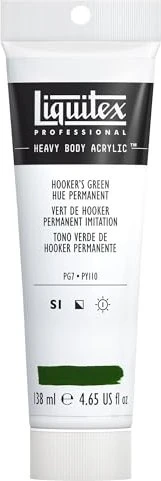 Liquitex Professional Heavy Body Acrylic hooker's green hue permanent, 138ml