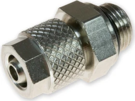 DRAK-Aquaristik Schlauchanschluss, 1/8", Messing, vernickelt, 4/6mm