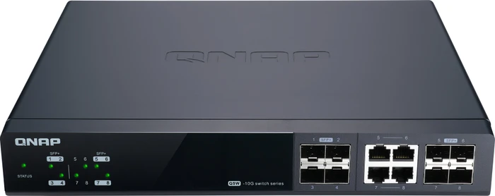 QNAP QSW-M800 Desktop 10G Managed Switch, 4x SFP+, 4x RJ-45/SFP+