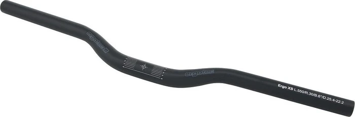 Ergotec Ergo 25.4mm/30mm/5° up/16° back Riser Lenker 650mm schwarz