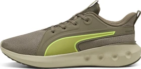 Puma Softride Carson velvet moss/loden green/yellow alert