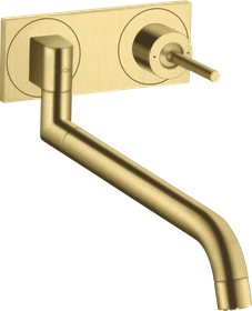 Hansgrohe Axor Uno Wandarmatur brushed brass