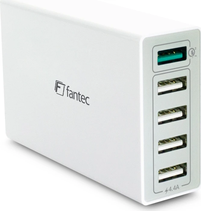 Fantec QC3-A51 Quick Charge 5-Port USB Schnellladegerät