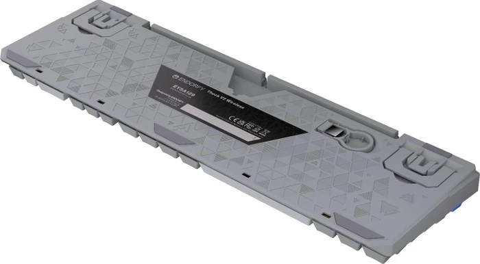Endorfy Thock V2 Wireless, PBT, grau, LEDs RGB, hot-swap, Endorfy YELLOW, USB/Bluetooth, US