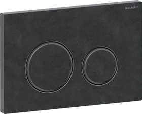 Geberit Sigma21 Betätigungsplatte Mustang Schiefer/schwarz chrom