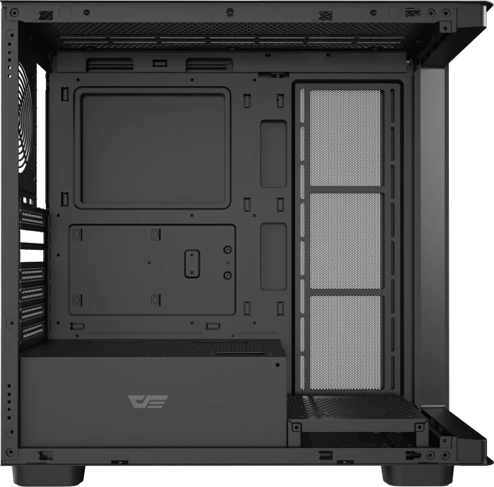 DarkFlash DS900G Black, USB-C, Glasfenster