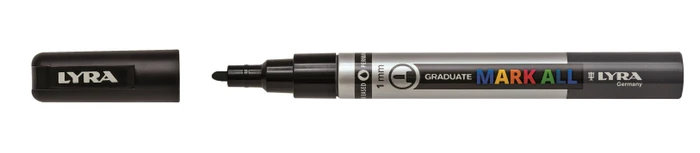 Lyra Graduate Mark All Permanentmarker 1mm schwarz