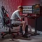 X Rocker Agility Compact Esports Gamingstuhl für für Kinder/Jugendliche, rot/schwarz Vorschaubild