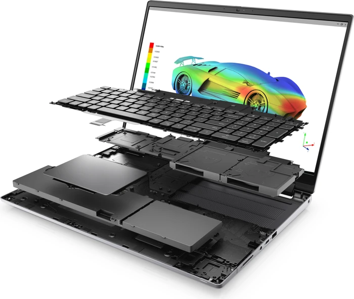 Dell Precision 7670, Core i7-12850HX, 16GB RAM, 512GB SSD, RTX A2000, DE