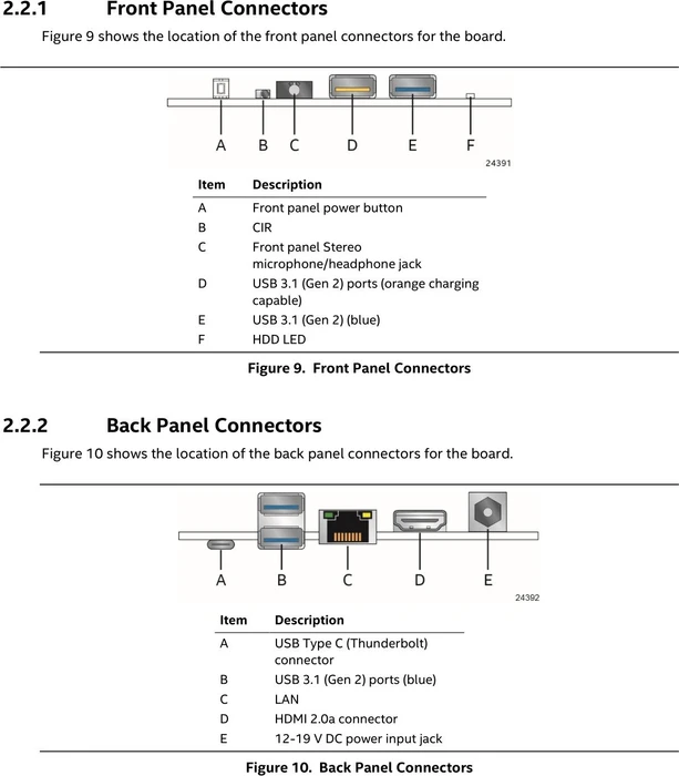 Intel NUC Kit - Tall - Bean Canyon - NUC8i5BEH