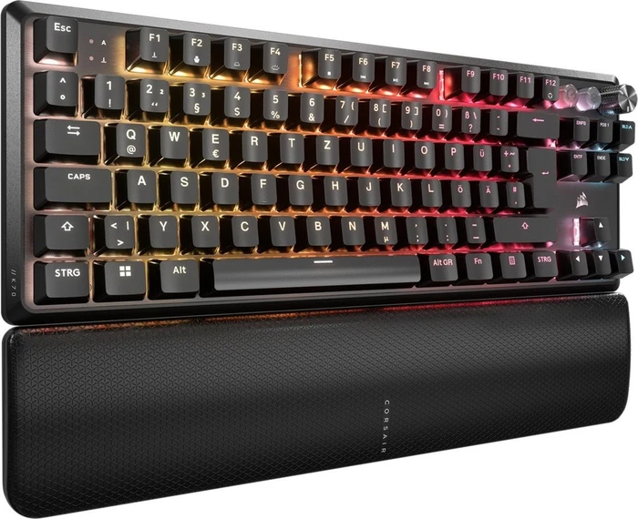 Corsair Gaming K70 PRO TKL Magnetic-Mechanical, schwarz, Corsair MGX Hyperdrive, USB, DE