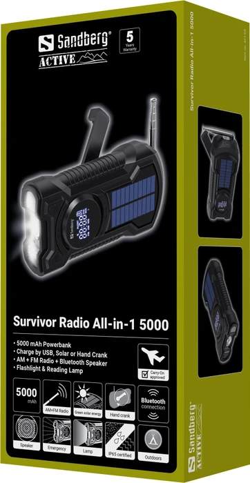 Sandberg Survivor Radio All-in-1 5000