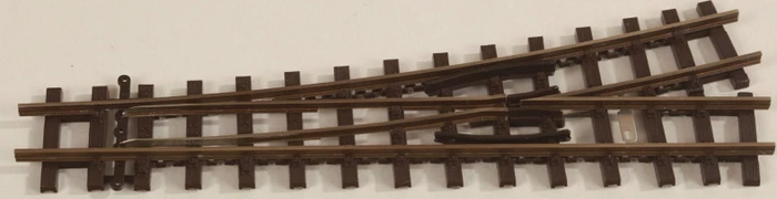 Tillig Bahn - Spur H0 Gleis - Bausatz Weiche links 18°, Abzweig 18°, Radius 409, Länge 128mm