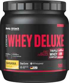 Body Attack Extreme Whey Deluxe Protein Banane 500g