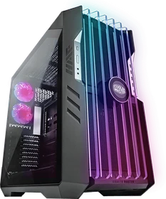 Cooler Master HAF 700 Evo Titanium Grey, grau, Glasfenster