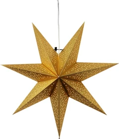 Eglo Motiv DOT Papierstern 54cm hängend gold 1x E14