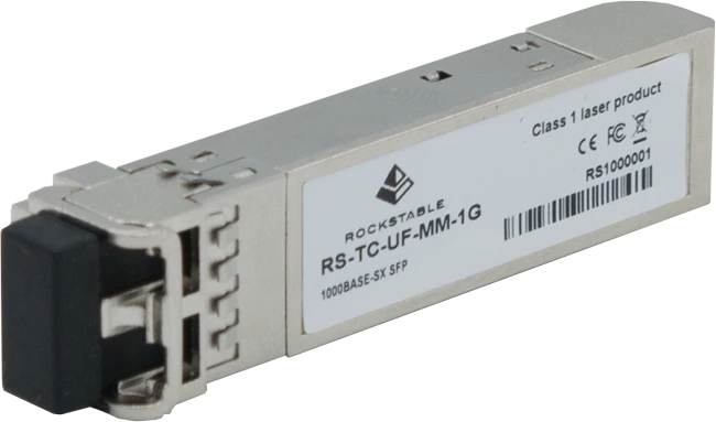 Rockstable Nachbau von Ubiquiti UF-MM-1G Gigabit LAN-Transceiver, LC-Duplex MM 550m, SFP