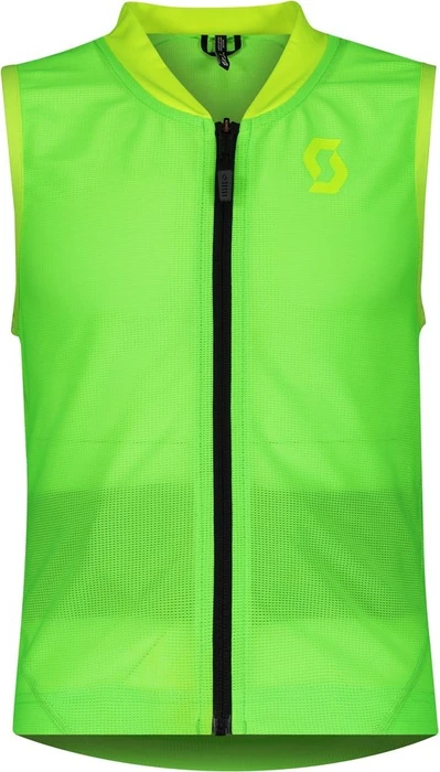 Scott Airflex Protektorenweste high viz green (Junior)